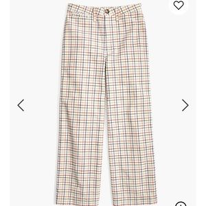 Madewell Multicolor Plaid Wide Leg Pants